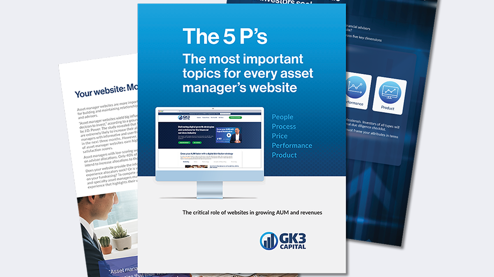 The 5 P's: The Most Important Topics for Every Asset Manager's Website