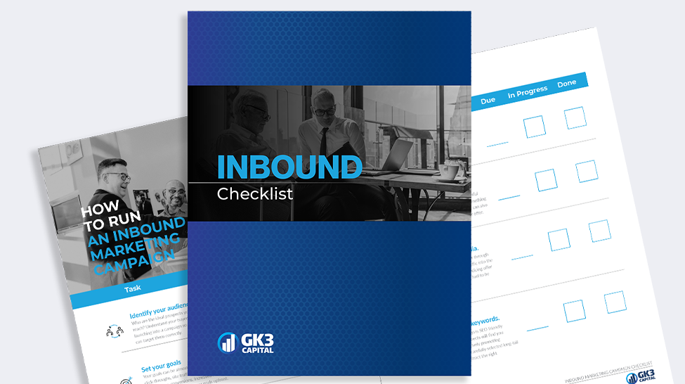 Inbound Marketing Campaign Checklist: How to Run an Effective Inbound Marketing Campaign